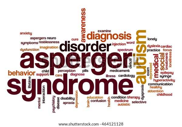 Asperger Syndrome Word Cloud Stock Illustration 464121128