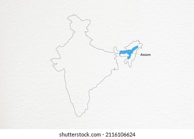 Assam Outline Images Stock Photos Vectors Shutterstock