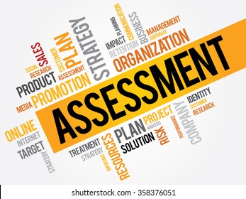 Assessment Word Cloud Business Concept Stock Illustration 358376051 ...