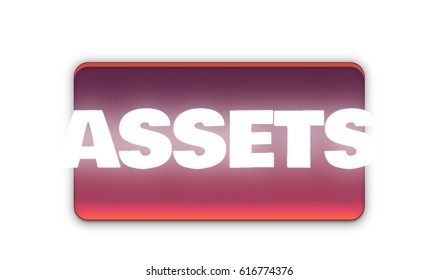 Assets Text for Title or Headline. In 3D Fancy Fun and Futuristic style