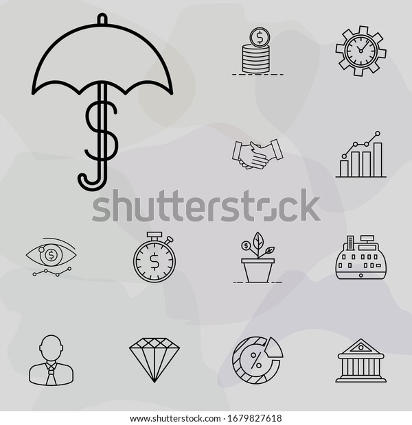assurance icon. banking and finance icons\
universal set for web and\
mobile
