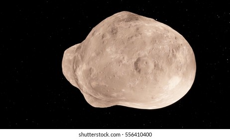 Asteroid In Asteroid Belt (Elements Of This Image Furnished By NASA)