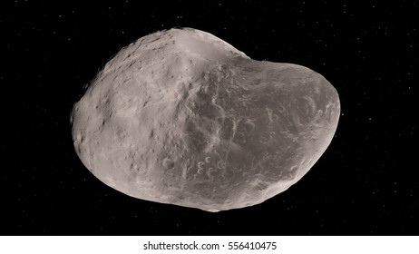 Asteroid In Asteroid Belt (Elements Of This Image Furnished By NASA)