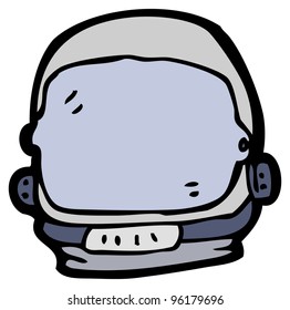 Astronaut's Helmet Cartoon