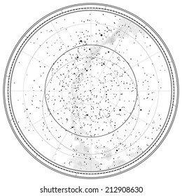 Astronomical Celestial Map