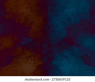 Atmospheric dark background featuring a blend of deep blue and earthy brown tones with a grainy, watercolor texture. Ideal for moody artistic designs and posters.