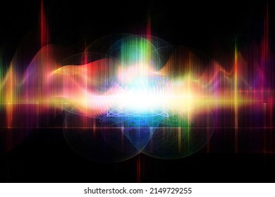  Atom Energy, Abstract Light Background