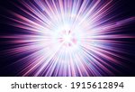 atom light ray glow abstract, 3d render illustration
