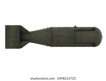 Atomic Bomb Isolated. 3D render