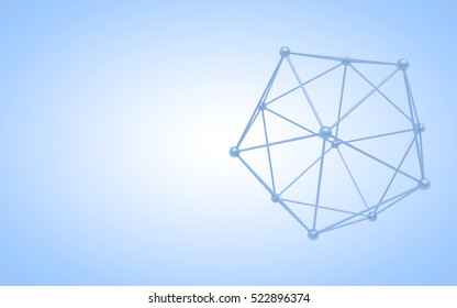 atomic lattice, conceptual background, the creative desktop or poster for your event - Powered by Shutterstock