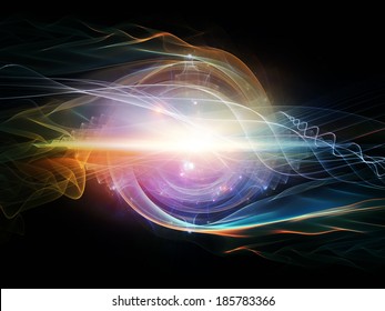 Atomic Series. Interplay Of Lights And Fractal Elements On The Subject Of Quantum Mechanics, Particle Physics And Energy.