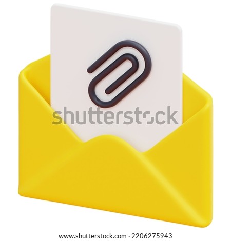 attached file 3d render icon illustration for website, application, printing, document, poster design, etc.