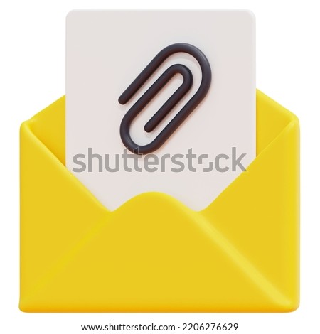 attached file 3d render icon illustration for website, application, printing, document, poster design, etc.