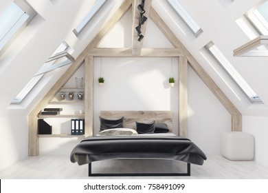 Attic Bedroom Interior