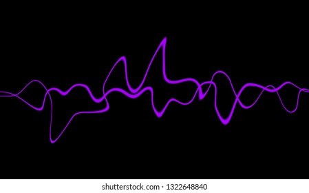 Audio digital equalizer technology, pulse musical. Abstract colorful sound waves for party, DJ, pub, clubs, disco.