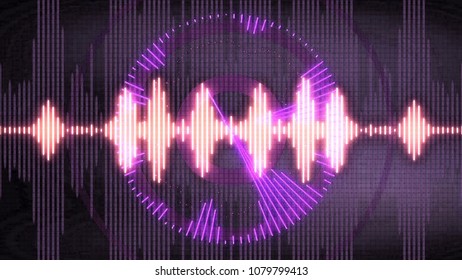 Audio equalizer background.