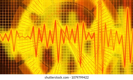 Audio equalizer background.