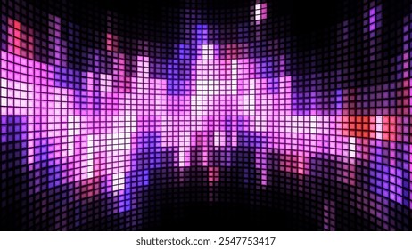 Audio Equalizers beating to the Music Background
