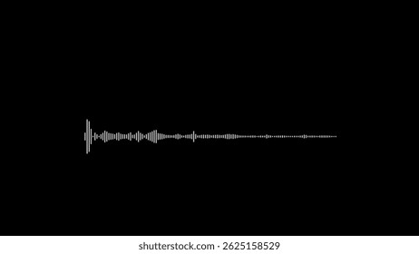 Audio sound wave background. Audio visualiser. Music equaliser.
