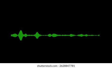 Audio sound wave background. Audio visualiser. Music equaliser.