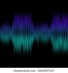 Audio Waves As Equalizer Background Signal Wave. sound wave Effect. gradient music. rainbow wave. rainbow sound wave Effect.	