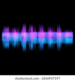 Audio Waves As Equalizer Background Signal Wave. sound wave Effect. gradient music. rainbow wave. rainbow sound wave Effect.	