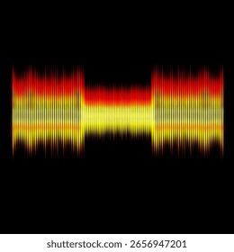 Audio Waves As Equalizer Background Signal Wave. sound wave Effect. gradient music. rainbow wave. rainbow sound wave Effect.	
