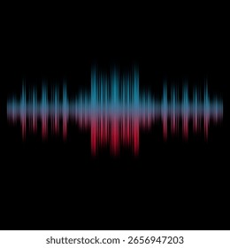 Audio Waves As Equalizer Background Signal Wave. sound wave Effect. gradient music. rainbow wave. rainbow sound wave Effect.	
