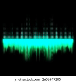Audio Waves As Equalizer Background Signal Wave. sound wave Effect. gradient music. rainbow wave. rainbow sound wave Effect.	