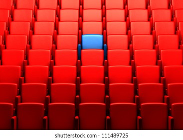 Auditorium With One Reserved Seat