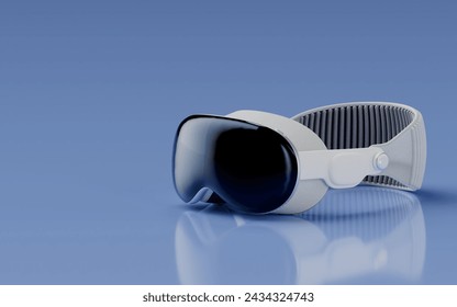 Augmented Reality Virtual Reality Headset 3d Illustration