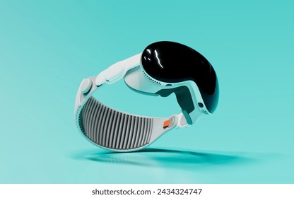 Augmented Reality Virtual Reality Headset 3d Illustration