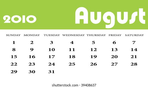 august 2010