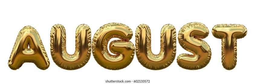 august-word-made-gold-foil-balloons-stock-illustration-602133572