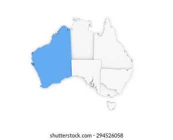 Australia 3D map