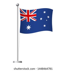 Australia Original Flag Vector Background Stock Vector (Royalty Free ...