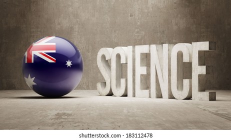 Australia High Resolution Science Concept