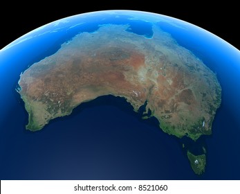 Australia as seen from Space
