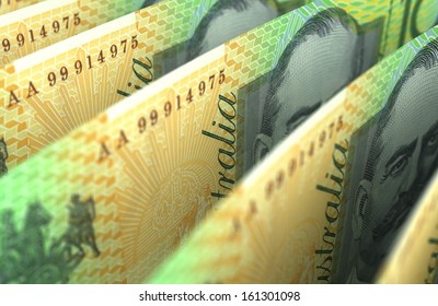 Australian Dollar Closeup