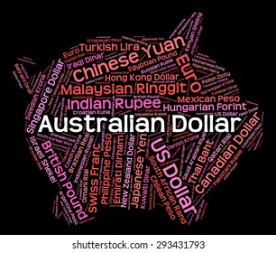 Kuwaiti Dinar Representing Forex Trading Kwd Stock Illustration - 