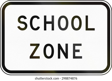 An Australian Warning Sign - School Zone