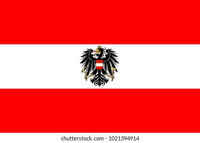 Austria Symbols National Coat Arms Flag Stock Vector (Royalty Free ...