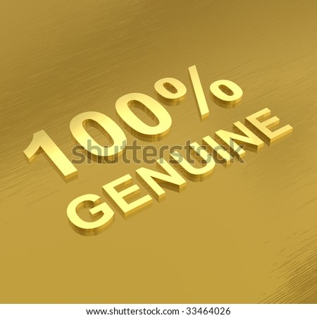 Authenticity label