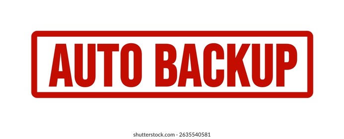AUTO BACKUP – Auto-Save Enabled Stamp Design