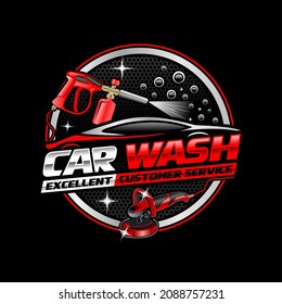 Auto Detailing Car Wash Logo. Automotive Logo