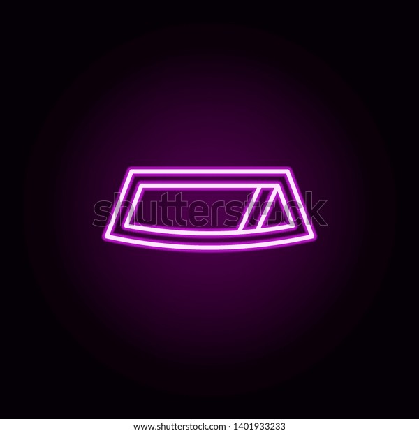 auto\
glass neon icon. Elements of auto workshop set. Simple icon for\
websites, web design, mobile app, info\
graphics