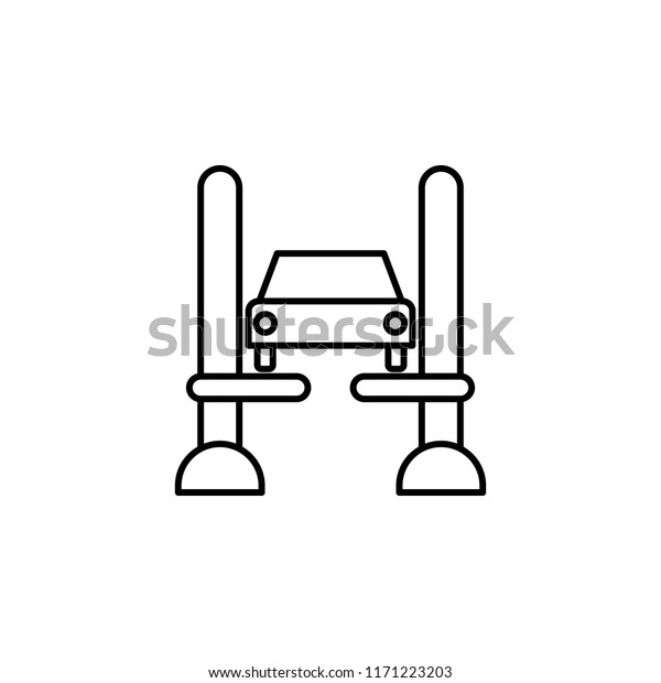 auto service icon. Element of car workshop icon\
for mobile concept and web apps. Thin line auto service icon can be\
used for web and\
mobile