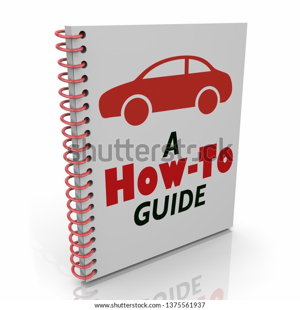Auto User Manual How to Guide Car Vehicle\
Instructions Repair 3d\
Illustration