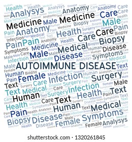 Autoimmune Disease Word Cloud Stock Illustration 1320261845 | Shutterstock