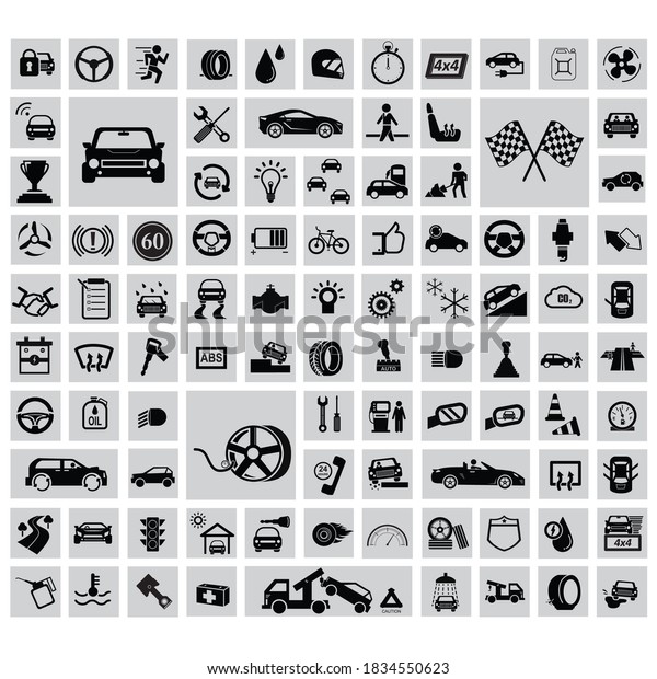 Automobile collection. Illustration decorative\
background\
design